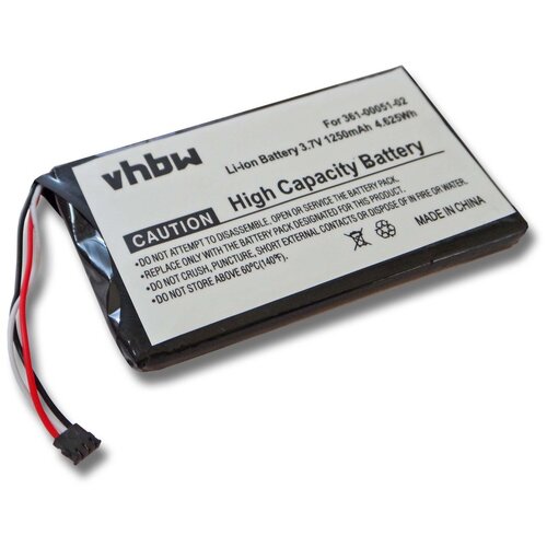 VHBW Baterija za Garmin Dezl 560, 1250 mAh Slike