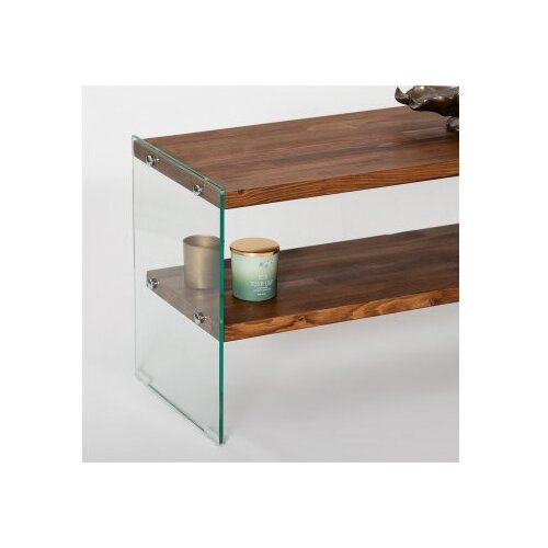 Hanah home aqua - natural natural tv stand Cene