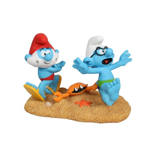 Duvo Smurfs Beach Papa and Brainy Dekoracija za akvarijum, 11.5x6.8x8cm Cene