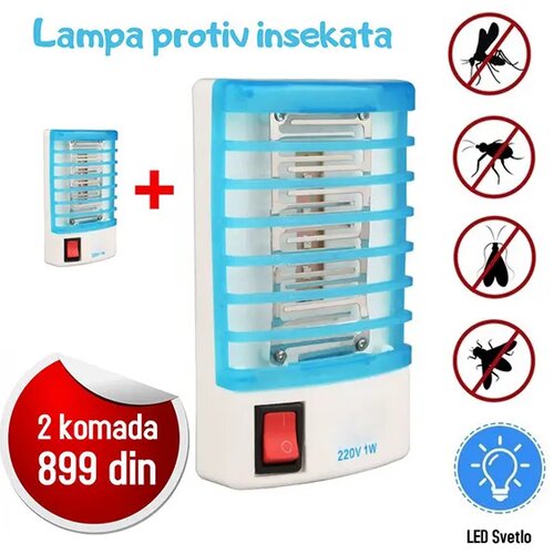  Električna zamka za insekte 2 komada Slike