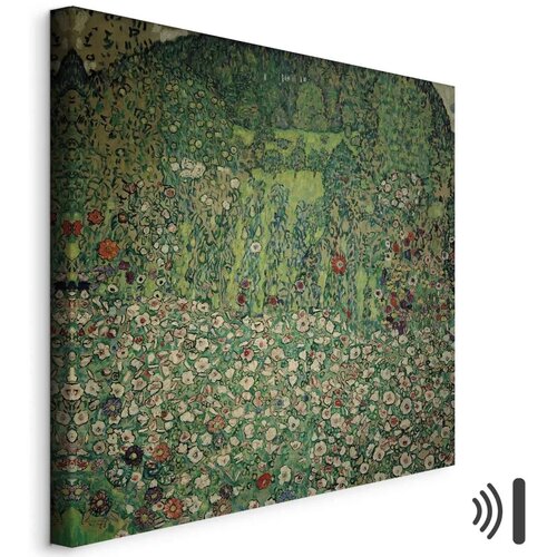  Slika - Gustav Klimt &ndash; Gartenlandschaft mit Bergkuppe 60x60 Akustična Cijene