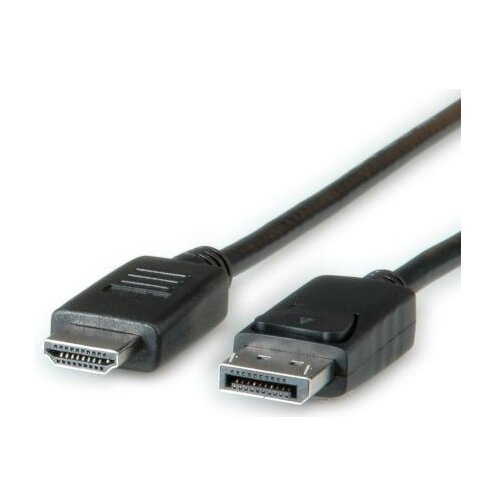 Roline DisplayPort priključni kabel 2.00 m 11.04.5781 sa za&amp;scaron;titom crna [1x mu&amp;scaron;ki konektor displayport - 1x mu&amp;scaron;ki konekto Slike
