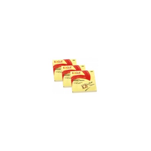 Post-it note blok 75mmx75mm žuti Eagle Slike