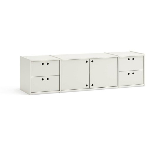 Teulat Krem TV komoda 157x42x40 cm Wally &amp;ndash; Slike