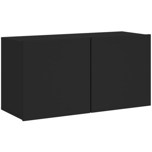 Maison Chic Stenska TV omarica - TV stojalo - Televizijska omarica črna 80x30x41 cm, (21701644) Cene