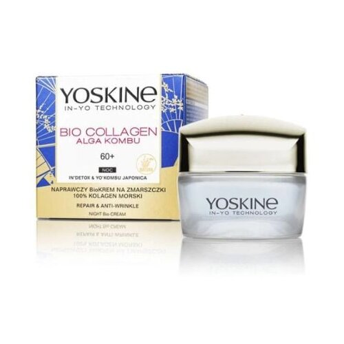 Yoskine Bio Collagen noćna krema za lice 60+, 50 ml Cene