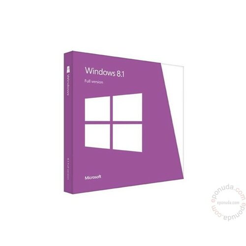 Microsoft Windows 8.1 32bit GGK OEM DVD Eng (44R-00223) operativni sistem Slike