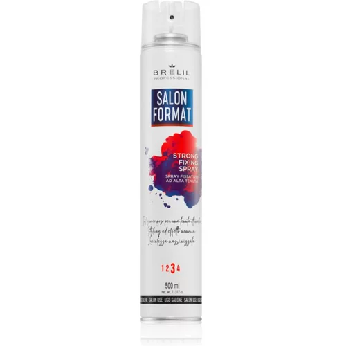 Brelil Numéro Salon Format Strong Fixing Spray lak za lase za fiksacijo in obliko 500 ml