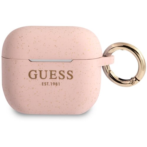 Guess Ohišje za slušalke Airpods za Airpods 3 Silikonski pokrovni obroč, Roza, (5000075445) Cene