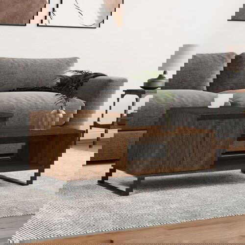 vidaXL Stolić za kavu boja hrasta 100 x 50 x 45 cm konstruirano drvo Cijene
