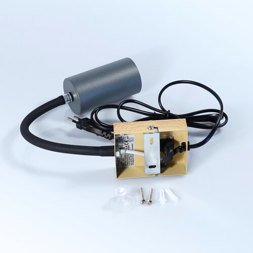 Globo 57911WG - fleksibilna zidna lampa robby 1xGU10/25W/230V siva/braon Slike