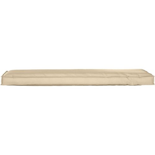 Vanjski Blazina za paleto za klop Bež 140x40x8 cm Oxford tkanina, (22090544) Cene