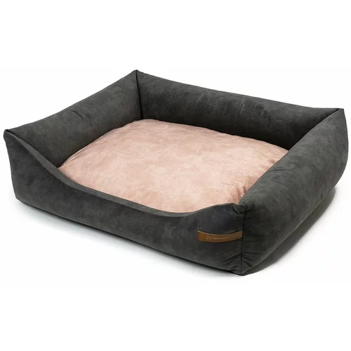 Rexproduct Rožnata/temno siva postelja za pse 65x75 cm SoftBED Eco M –