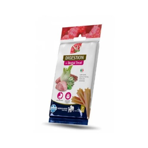 N&d Poslastica za pse Quinoa Digestion, Med, 110g Cene