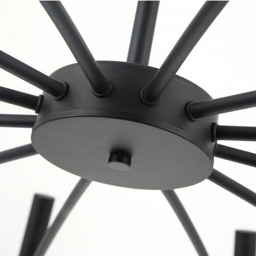 Toolight stropna svjetiljka sa staklenom kuglom APP1196-15CP black Slike