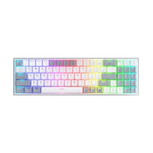 Redragon Pollux RGB Gaming Keyboard White Red Switch Cene