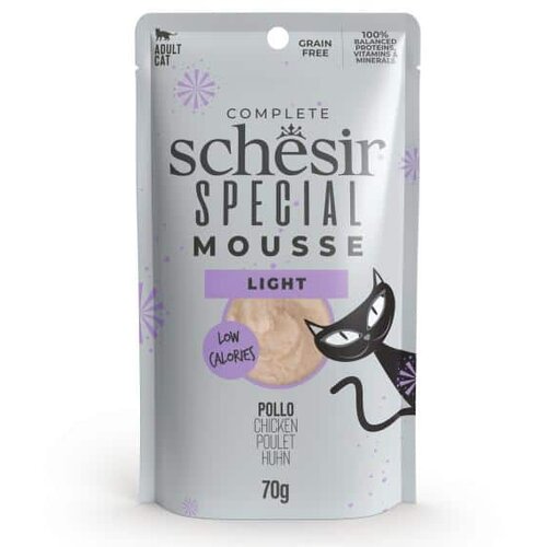 Schesir Special Light Mousse - Piletina, ćuretina i bundeva - 70 g Cene
