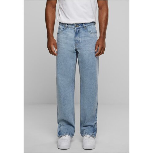 UC Men Men's Heavy Ounce Straight Fit Zipped Jeans - Light Blue Cene
