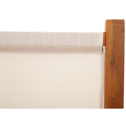  pregrada s 3 panela krem bijela 210 x 180 cm Slike