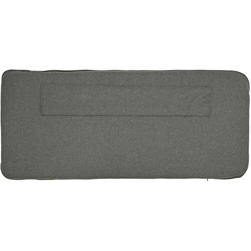 VidaXL tapecirani uzglavlje s uzglavljem smeđa i svijetlosiva 140 cm Slike