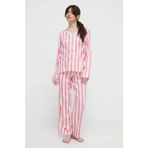 Polo Ralph Lauren Pižama ženska, roza barva