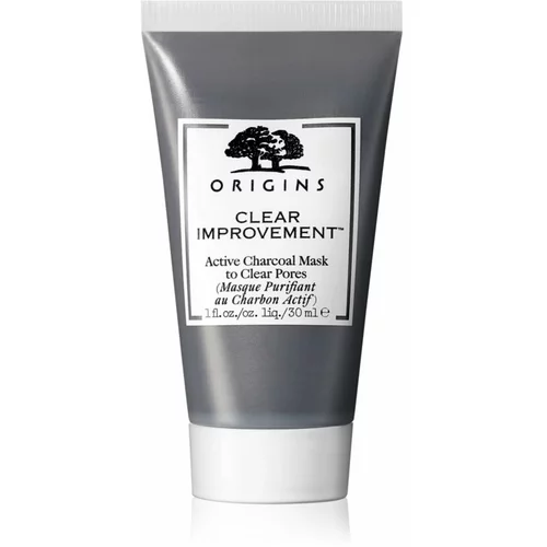 Origins Clear Improvement® Active Charcoal Mask To Clear Pores maska za čišćenje s aktivnim ugljenom 30 ml