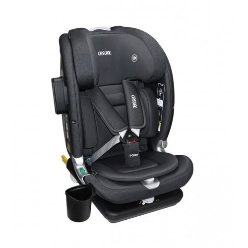 Vatan Autosjedalica 76-150cm 9-36kg antracit ISOFIX GOLDFIX CASUAL VTN35 Slike