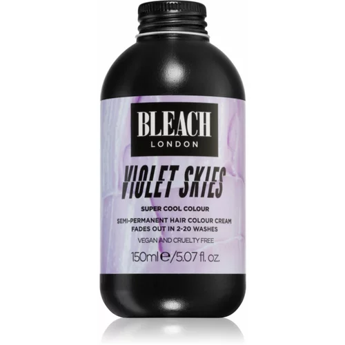 Bleach London Super Cool semi permanentna barva za lase odtenek Violet Skies 150 ml