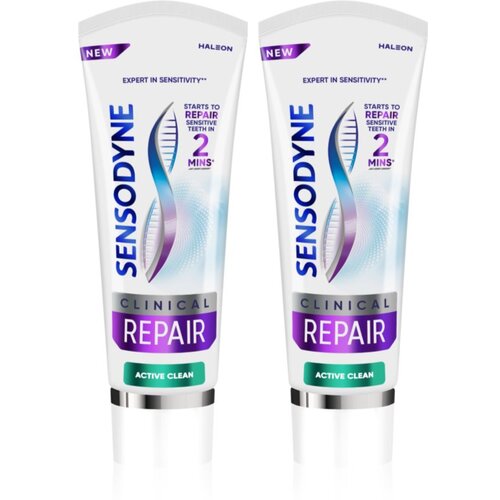 Sensodyne Clinical Repair Active Clean zobna pasta 2x75 ml Cene