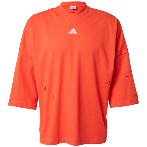 ADIDAS SPORTSWEAR Funkcionalna majica 'Embroidery Ice Hockey ' oranžno rdeča