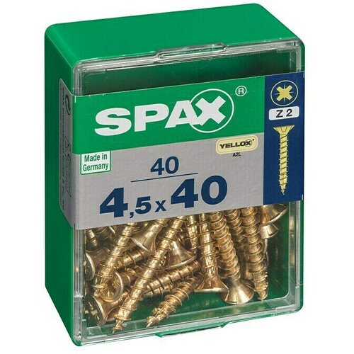 SPAX Univerzalni vijak (4,5 x 40 mm, Puni navoj, 40 Kom.) Cijene