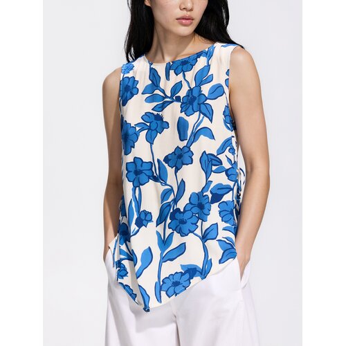 Reserved Asimetrična bluza na vezanje - plava Cijene