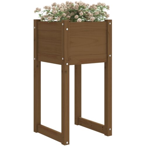  Sadilice 2 kom boja meda 40 x 40 x 81 cm od masivne borovine Slike
