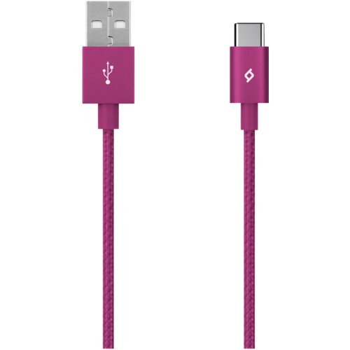 Ttec Kabel - USB-C to USB (1,20m) - Pink - Alumi Cable Cene