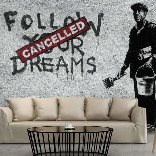  tapeta - Dreams Cancelled (Banksy) 200x140