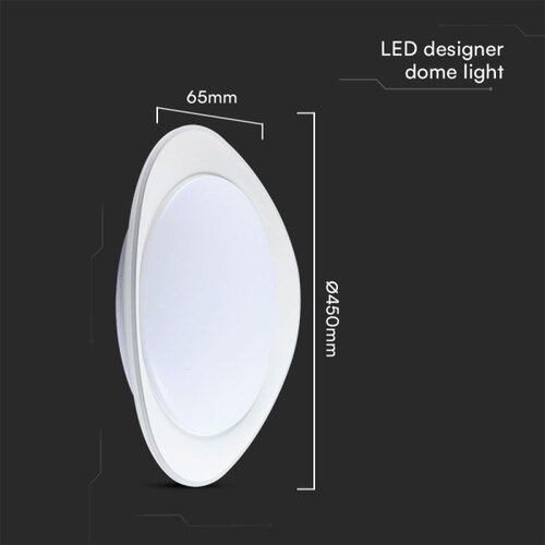  LED prigu&amp;scaron;iva plafonska svetiljka LED/40W/230V 3000-6500K 45 cm bela + daljinski upravljač Slike