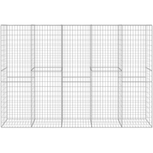  Gabionski zid s poklopcem od pocinčanog čelika 300x50x200 cm Slike