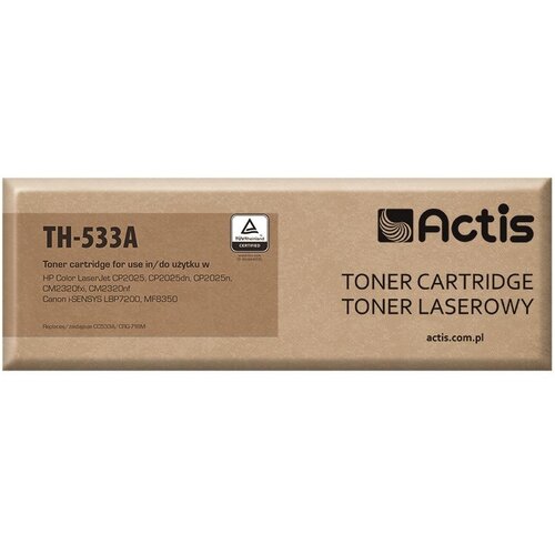 Actis TH-533A toner (replacement for HP 304A CC533A, Canon CRG-718M; Standard; 3000 pages; magenta) Cijene
