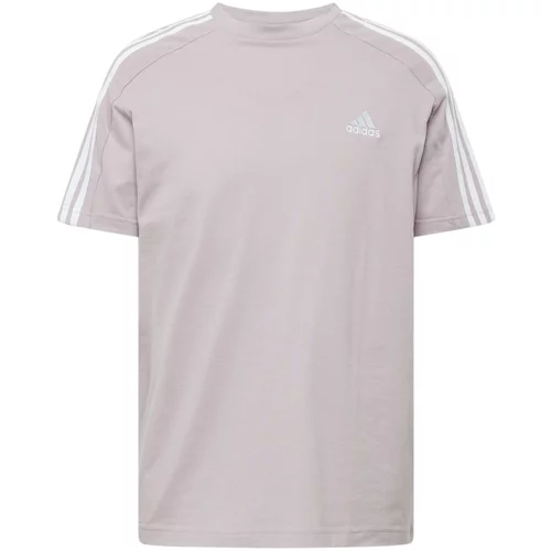 ADIDAS SPORTSWEAR Funkcionalna majica 'Essentials 3-Stripes' pastelno lila / bela