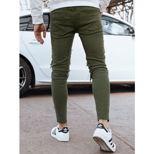 DStreet Men's Green Denim Pants Slike