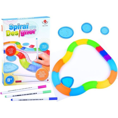  Set za crtanje spirografom s 3 markera i listovima A4 Cijene