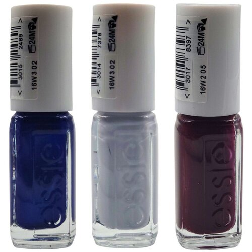 Essie Lak za nohte Set mit 3 Mini-Nagellacken - 92 Aruba Blue / 604 Press Slike