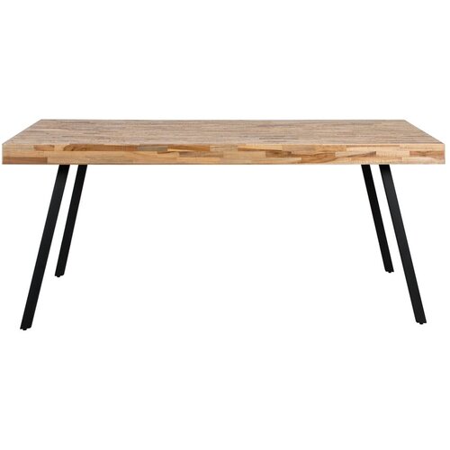 White Label Jedilna miza iz masivnega tika 90x180 cm Suri – Cene