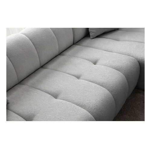 Atelier Del Sofa Ugaona garnitura na razvlačenje Petra Right, 280x170x90 cm, Siva Slike