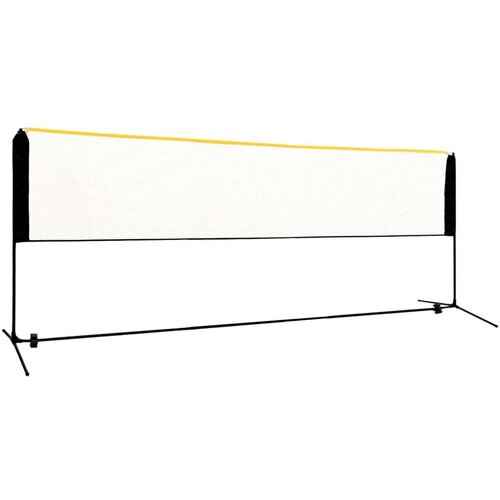 VidaXL Podesiva mreža za badminton 400 x 103 x 94 - 158 cm metalna Slike