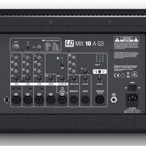 Ld Systems MIX 10 A G3 Aktivni zvočnik s 7-kanalno me&amp;scaron;alno mizo - - Audio-Kondric Slike