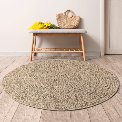 VidaXL Tepih 120 cm s izgledom jute unutarnji i vanjski Slike
