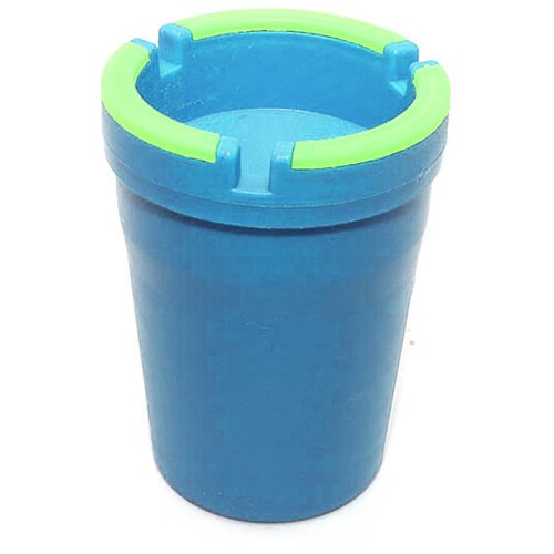  Pepeljara Plastična Glow in Dark - Svijetlo Plava Slike