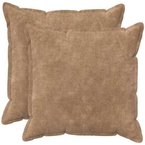  Presvlaka za jastuk 2 pcs HOUTEN Sivosmeđa 80 x 80 cm Slike