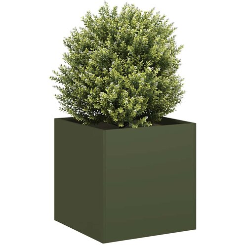Furnova Sadilnik Olive Green 40x40x40 cm Hladno valjano jeklo, (21920199) Cene